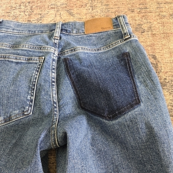 Madewell The Mid-Rise Perfect Vintage Jean Blue Denim NG442 Size 24 - Picture 4 of 9